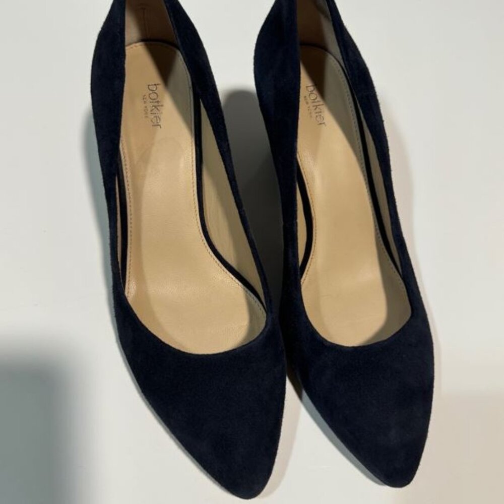 Botkier Stella Pointed Toe Pumps Size 8.5 Color Navy Suede